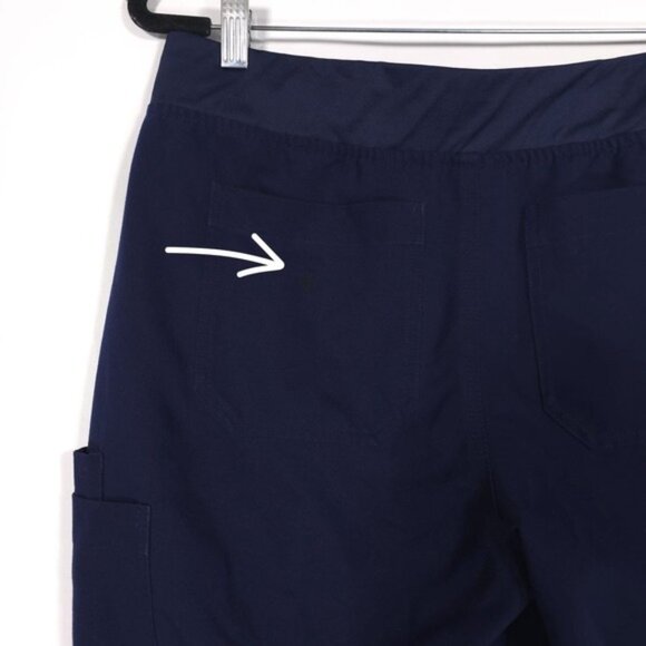 FIGS Technical Collection Jogger Scrub Pants LARGE Navy YOLA YOGA W22SW2023 - Picture 10 of 11